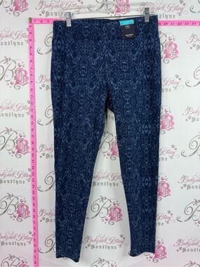 M&s leggings brand new Navy Print Skinny Leggings
